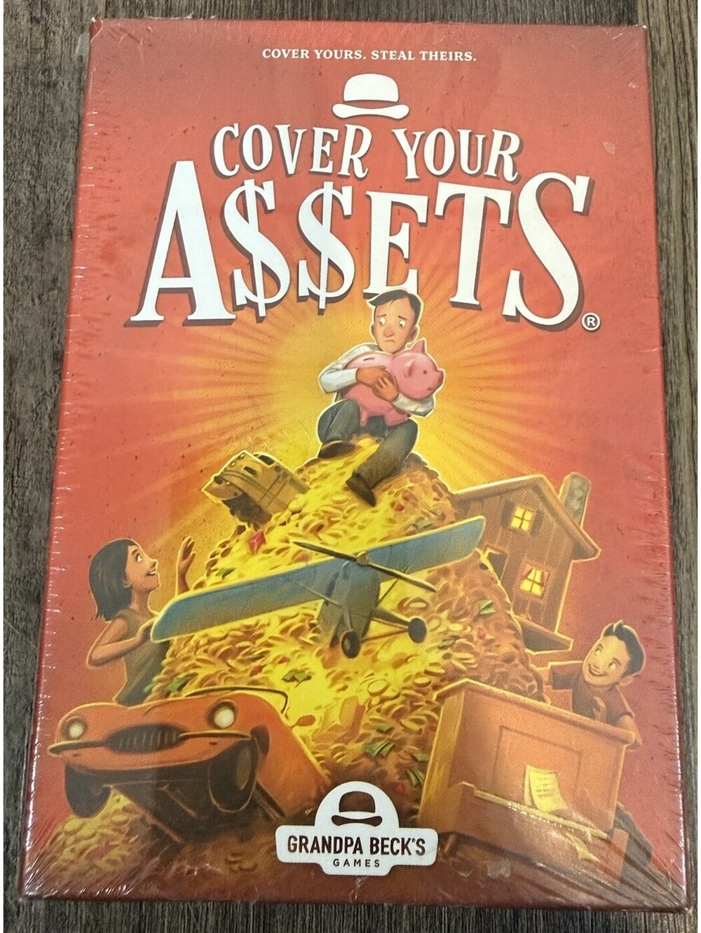 Cover Your Assets Card Game Grandpa Beck's Games, New Sealed 2021